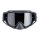 Biltwell Ridgeline Motorrad Brille Script grau