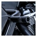 Burly Brand Brawler crash bar kit Touring. Rear. Black