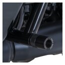 Burly Brand Brawler crash bar kit Touring. Rear. Black