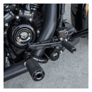 Arlen Ness Bagger Mid Control Fussrastenanlage schwarz für Harley Touring 09-23