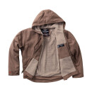 Wcc Sherpa Lined Canvas Work jacket frontier brown XL