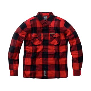 Wcc Rigid Flannel shirt red/black 3XL