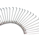 S/S spoke 18" Stai/Alu rim st.hub EACH