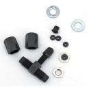 T-valve plastic w/nuts, olives, O-rings