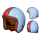 Torx Wyatt Earp helmet Gulf blue S