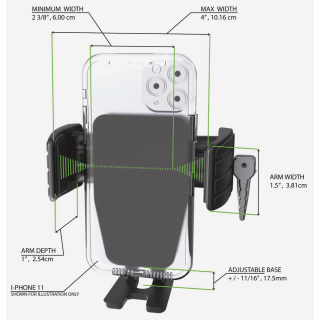 Ciro Cybercharger phone holder w/o mount