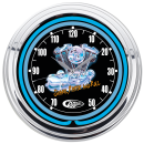 Zodiac "Ironhead" Neon Clock 15"