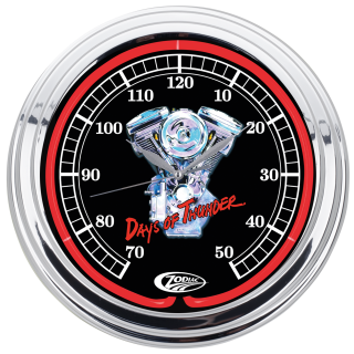 Zodiac "Evolution" Neon Clock 15"