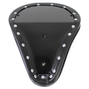 Tuck & Roll Solo Seat Small Black Vinyl