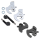 Black rotary latch kit