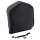 Pointed sissy bar pad, W=9" H=13"