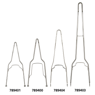 Chr rigid sissybar 26" high 6" flat fndr