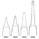 Chr rigid sissybar 26" high 6" flat fndr