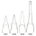 Chr rigid sissybar 26" high 6" flat fndr