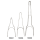 Chr rigid sissybar 26" high 6" flat fndr