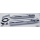 MCJ 100 Striped End Cap FLH/T21-Up Chr