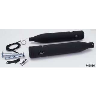 MCJ 100 Striped End FLH/T21-Up CVO Blk