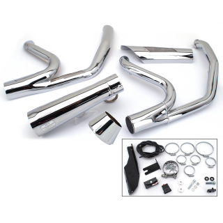 MCJ 2-1 Shorty FLH/T14-16 Chrome