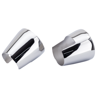 TRANSITION CONES Chrome f/4" Indian mffl