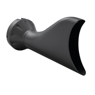 Blk Freedom Sharktail end cap 4" muffler