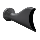 Blk Freedom Sharktail end cap 4" muffler