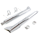 1961 Style Fishtails Chrome FLT95-17