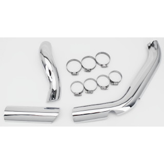 2-1 Heat Shield Kit Chrome FL70-84