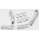 2-1 Heat Shield Kit Chrome FL70-84