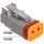 Wedge for 2 pole socket housing