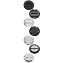 JM Timing Cover Finned Blk FLH/T17-Up