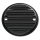 JM Timing Cover Finned Blk FLH/T17-Up