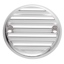 JM Timing Cover Finned Chr FLH/T17-Up