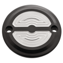 JM Timing Cover Milled Blk FLH/T17-Up