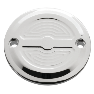 JM Timing Cover Milled Chr FLH/T17-Up
