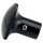 JM Choke Knob Knurled Black