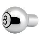 JM Choke Knob 8 Ball Chrome
