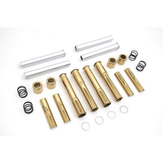 Stößelstangen Pushrod Cover Kit Titan Look für Harley Shovelhead 66-84