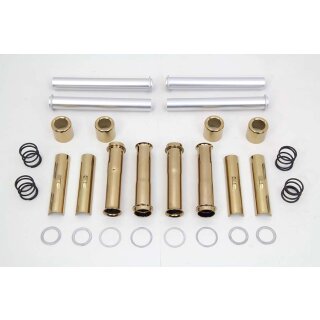 Stößelstangen Pushrod Cover Kit Titan Look für Harley Evo Big Twin 84-99
