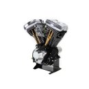 Stößelstangen Pushrod Cover Kit Titan Look für Harley Evo Big Twin 84-99