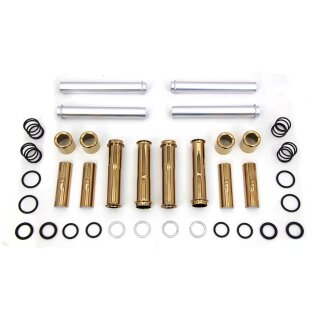 Stößelstangen Pushrod Cover Kit Titan Look für Harley Twin Cam 99-17