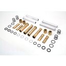 Stößelstangen Pushrod Cover Kit Titan Look für Harley Twin Cam 99-17