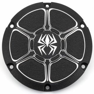 Rekluse Derby Cover Matt Black XL Sportster 04-22