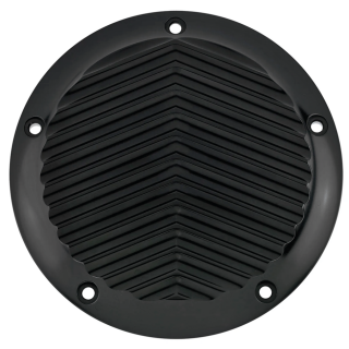 JM Derby Cover V-Fin Blk FLH/T15-Up