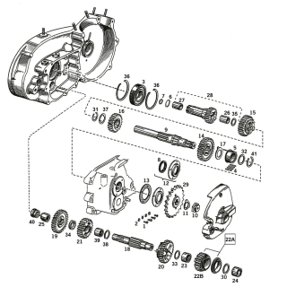 Transmission Mainshaft XLl84-90