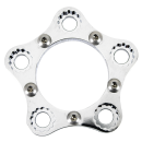 Rear Sprocket 5 Bolt Lock Ring Kit Chr