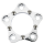 Rear Sprocket 5 Bolt Lock Ring Kit Chr