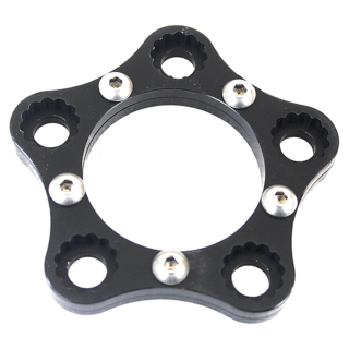 Rear Sprocket 5 Bolt Lock Ring Kit Blk