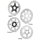 11.8" 7-SPK Jagged Brake Disc FLH/T20-Up