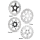 11.8" 7-SPK Jagged Brake Disc FLH/T20-Up