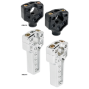 JM Risers 2" Dual Clamp Black